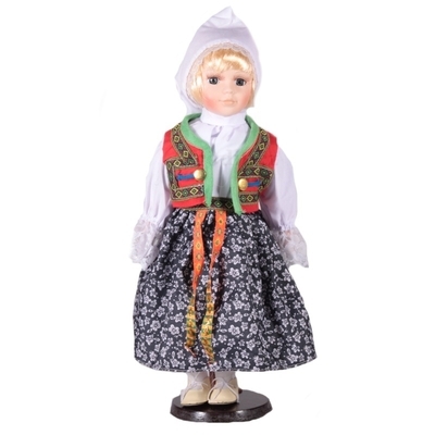 Doll porcelánová panenka Liduška 40 cm - 1