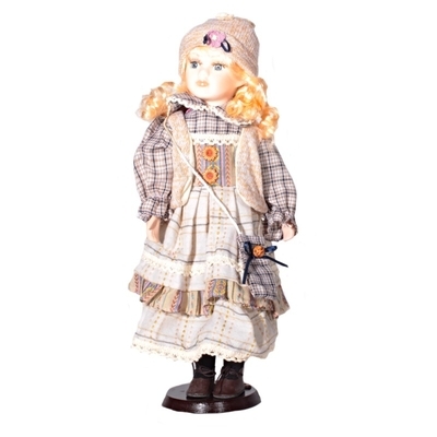 Doll porcelánová panenka Nora 40 cm