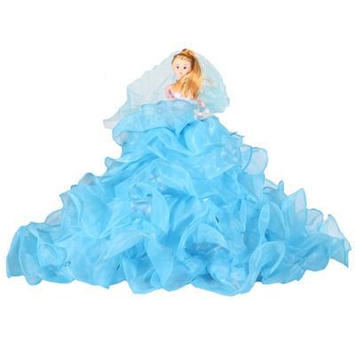 Dekorativní panenka Virginie modrá