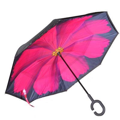 Obrácený deštník Bloss růžový - 1