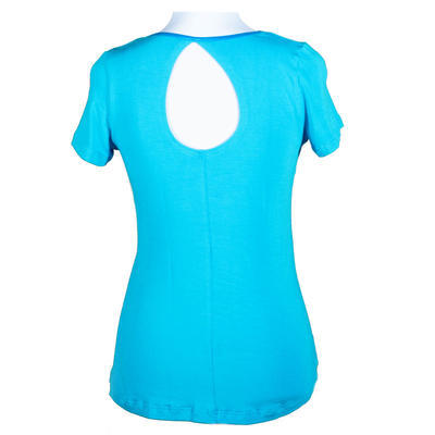 Modré tričko s krátkým rukávem Olivie - 1