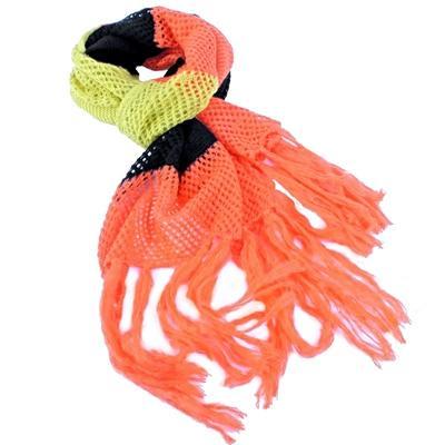 Oranžová pletená šála Irina