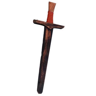 Malý dětský dřevěný meč 42cm Tibor černý