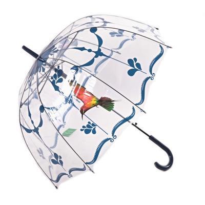 Průhledný deštník Luky tmavě modrý - 1