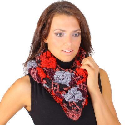 Moderní červený šátek Melissa - 1