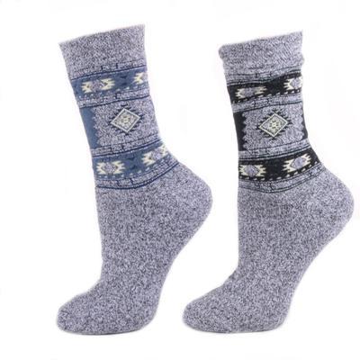 Dámské zimní ponožky D2d modré