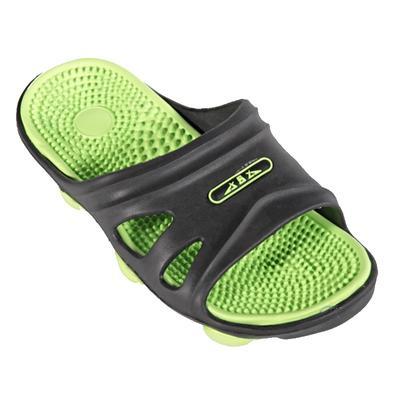 Pánské gumové pantofle Tomas zelené - 1
