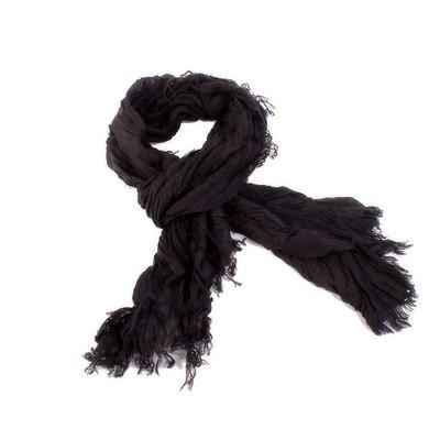 Jednobarevný šátek Ema černý