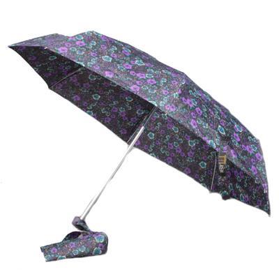 Dámský skládací deštník s potiskem květin Judita