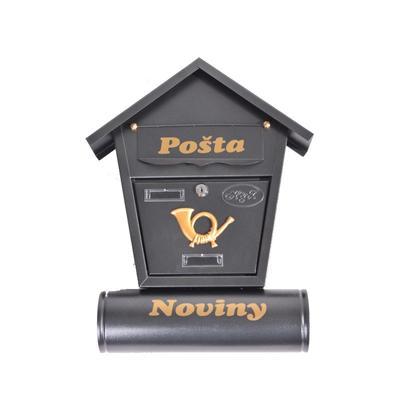 Poštovní schránka Ponty tmavě šedá