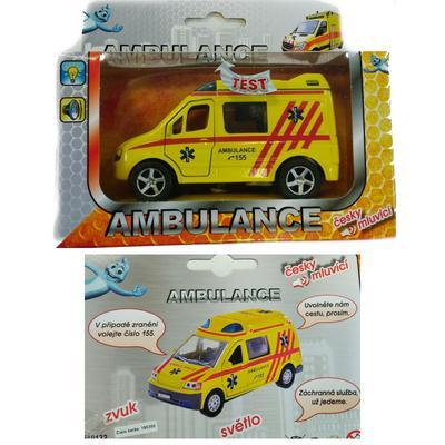 Auto ambulance se zvukem 10cm Milan - 1