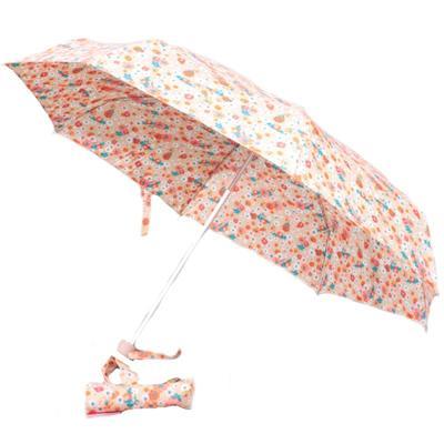 Dámský skládací deštník s potiskem květin Viera
