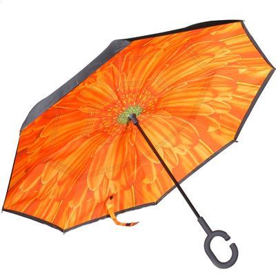 Obrácený deštník Ella oranžový - 1