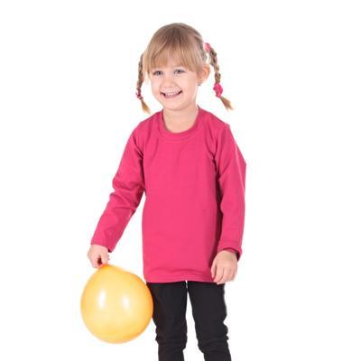Ružové detské tričko dlhý rukáv Marlen od 122-146 - 1