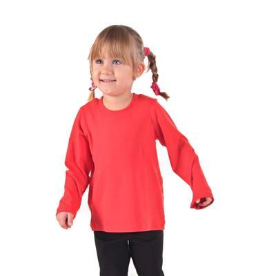 Detské tričko dlhý rukáv Marlen červené od 98-116 - 1