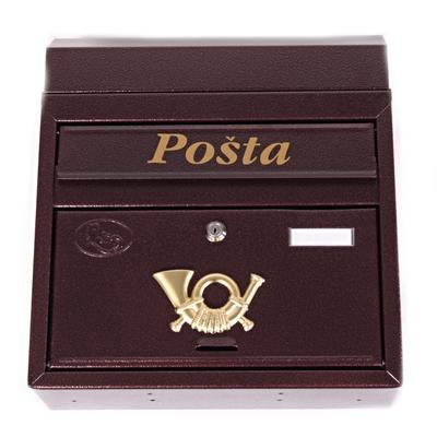 Poštovní schránka Diana bordó - 1