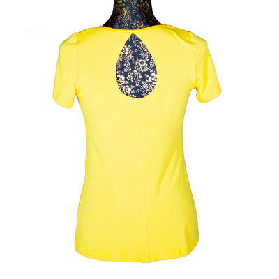 Žluté tričko s krátkým rukávem Olivie - 1