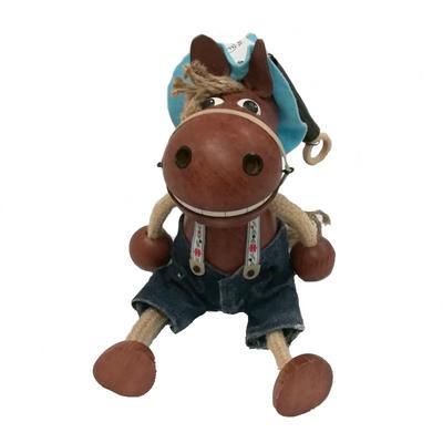 Dřevěná figurka na pružině Kůň - 1