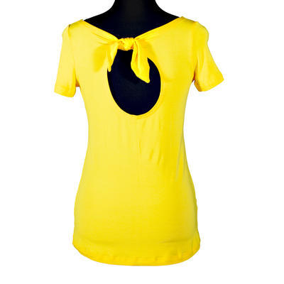 Žluté tričko s krátkým rukávem Celestina, 38 - 1