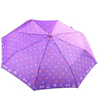 Skládací deštník Knoflík fialový - 1