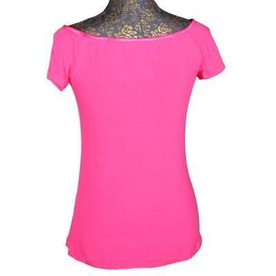 Růžové tričko s krátkým rukávem Marika 38, 38 - 1