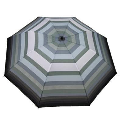 Skládací pruhovaný deštník Danken šedý - 1