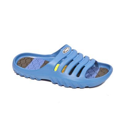 Nadměrné pánské gumové pantofle Aron světle modré, 47