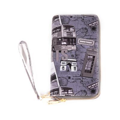 Dámská velká šedá peněženka Eli - 1