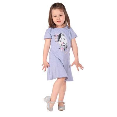Dětské letní šaty Hors šedé - 1