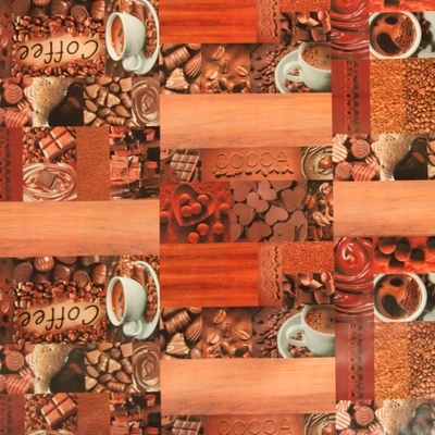 PVC umyvatelný ubrus Cocca motiv káva a čoko