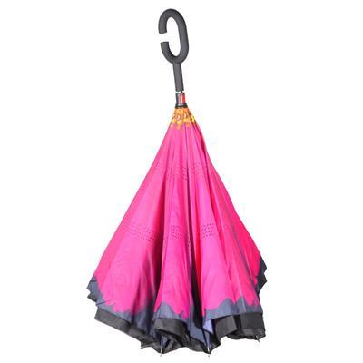 Obrácený deštník Bloss růžový - 2
