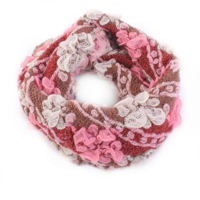 Růžový zimní šátek Melissa - 2