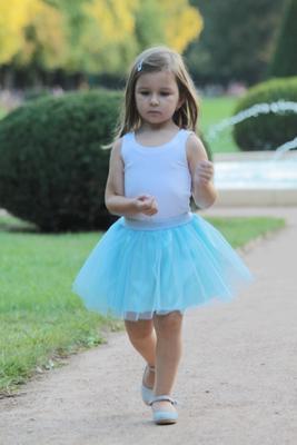 Dívčí modrá tutu sukně Lott - 2