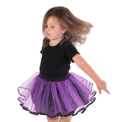 Dívčí fialová tutu sukně Nesy - 2