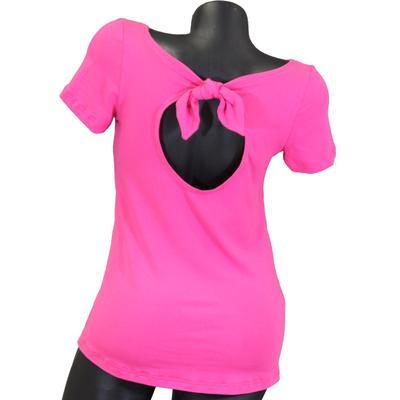 Růžové tričko s krátkým rukávem Celestina - 2