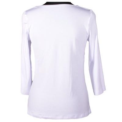 Bílé tričko s midi rukávem Miranda  - 2