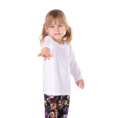 Detské tričko dlhý rukáv Marlen biele od 122-146, 122 - 2