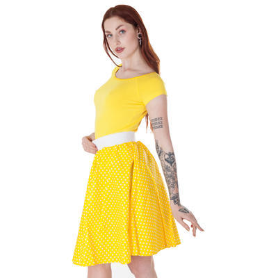 Žluté tričko s krátkým rukávem Marika, 38 - 2