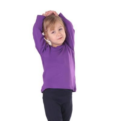 Detské tričko dlhý rukáv Marlen fialové od 98-116 - 2