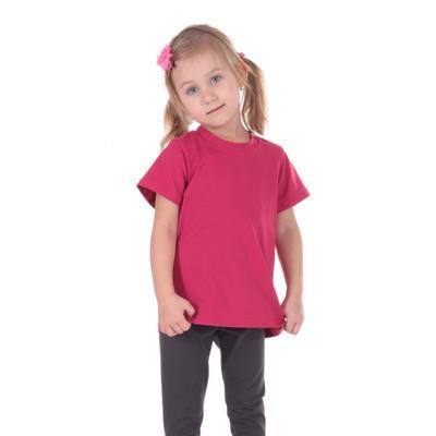 Ružové detské tričko krátky rukáv Laura od 122-146 - 2