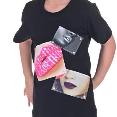 Dievčenské tričko s modernou nášivkou Rozalie od 122-146 - 2