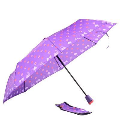 Skládací deštník Knoflík fialový - 2