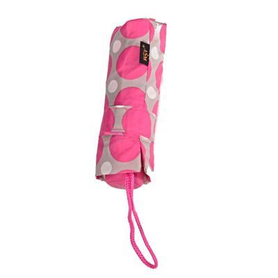 Skladací mini dáždnik Puntík růžový - 2