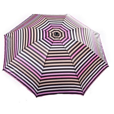 Skladací dáždnik Proužky růžový - 2
