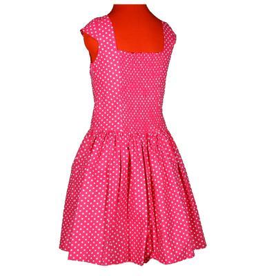 Růžové šaty Šarlota s puntíky, 38 - 2