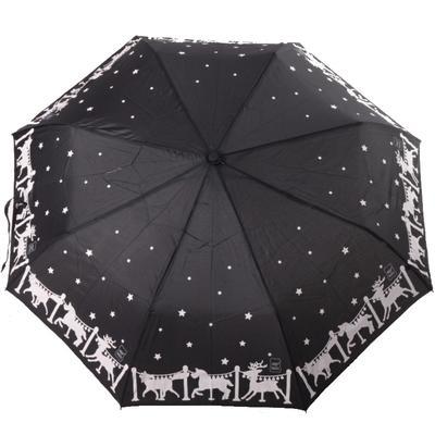 Malý skládací deštník Sob černý - 2