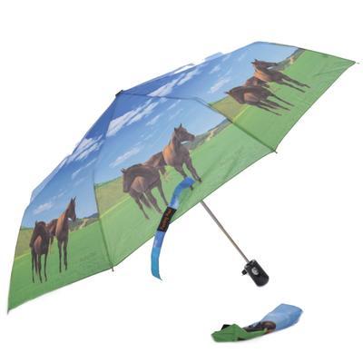 Skládací deštník Flop - motiv koně - 2