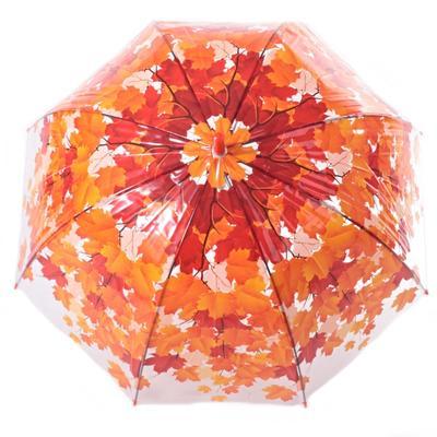 Průhledný deštník Podzim oranžový - 2