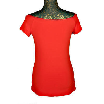 Červené tričko s krátkým rukávem Marika - 3