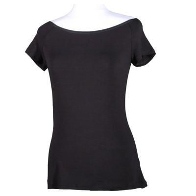 Černé tričko s krátkým rukávem Marika - 3